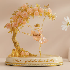Dreamy Ballet Girl Acrylic Plaque - Personalized Gifts For Ballerina 03QHLU080725 - Shaped Plaques - GoDuckee