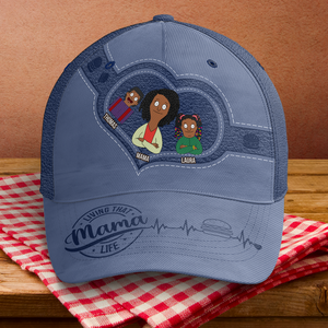 Personalized Gifts For Mom Classic Cap Living That Mama Life 01ohpu030325hg - Caps - GoDuckee