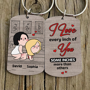 Personalized Gifts For Couple Keychain Naughty Couple 01XQDT191224HH - Keychains - GoDuckee