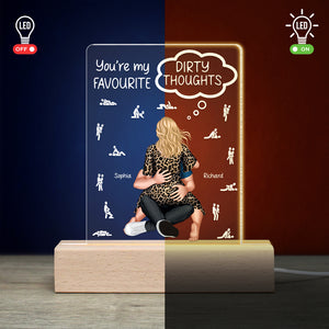 Personalized Gifts For Couple 3D Led Light You're My Favourite - Led Night Light - GoDuckee