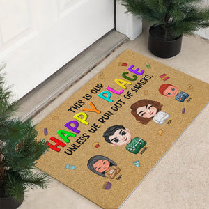 Personalized Gift For Family Doormat This Is Our Happy Place 03KAMH150124HH - Doormats - GoDuckee