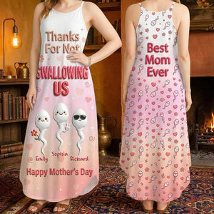 Best Mom Ever Suspender Maxi Dress - Personalized Gifts For Moms 03nadt190326 - Dress - GoDuckee