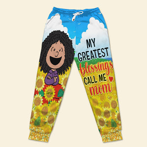 Personalized Gifts For Mom Unisex Joggers Sweatpants Greatest Blessing 05xqqn241224hh - Shorts and Pants - GoDuckee