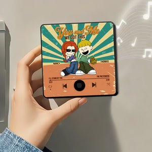 Custom Music Gifts For Couple Fridge Magnet Love Style y2k 10xqpu271224hg - Fridge Magnet - GoDuckee