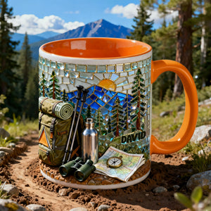 Hiking Lover Coffee Accent Mug - Personalized Gifts For Hiking Lover Coffee Mug 07KILU140126 - Coffee Mug - GoDuckee