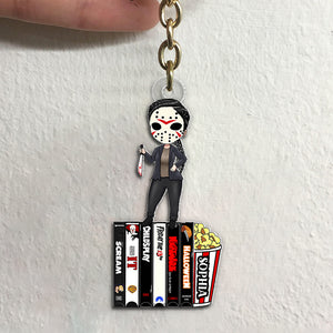 Personalized Gifts For Horror Movie Girl Acrylic Keychain 01NATN130824HH - Keychains - GoDuckee