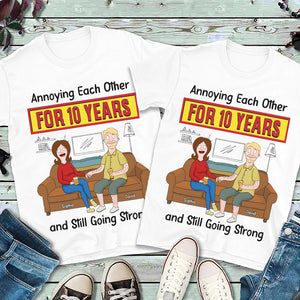 Personalized Gifts For Couple Shirt Annoying Each Other 03OHDT050325PA - Shirts - GoDuckee