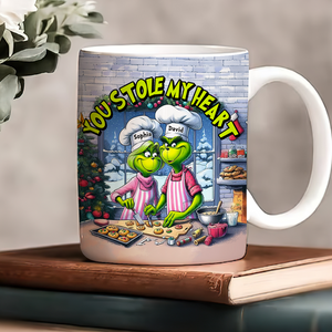 Personalized Funny Christmas Gifts For Couple Coffee Mug 03hupu231124 - Coffee Mug - GoDuckee