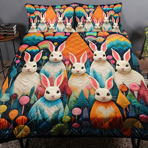 Gifts For Rabbit Lovers Quilt Bed Set 06qnqn041124 - Blanket - GoDuckee