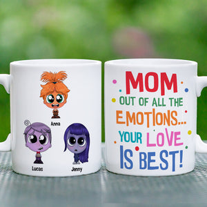 Personalized Gifts For Mom Coffee Mug 03natn150325 Your Love Is Best - Coffee Mug - GoDuckee