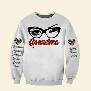 Personalized Gifts For Mom Shirt Mama Eyes 04NAQN250325 - AOP Products - GoDuckee