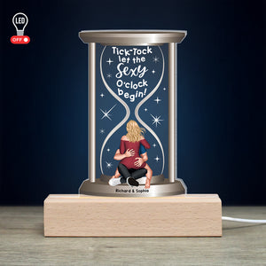 Personalized Gifts For Couple LED Light Let The Sexy O'clock Begin - Led Lights - GoDuckee