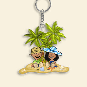 Personalized Gifts For Couple Keychain 05OHMH080125PA - Keychains - GoDuckee