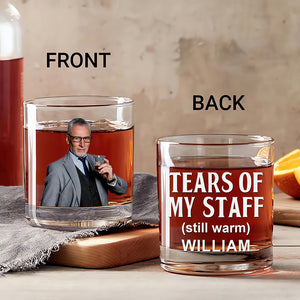 Custom Photo Gifts For Boss Whiskey Glass 05toqn120225 - Whiskey Glass - GoDuckee