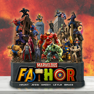 Hero Force Dad Acrylic Plaque - Personalized Gifts For Dad 03HULU220525 - Shaped Plaques - GoDuckee