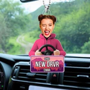 Custom Photo Gifts For New Driver Car Ornament 03kapu110125 - Ornament - GoDuckee