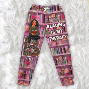 Personalized Gifts For Book Lovers 3D Sweatpants 06kapu130225pa Reading Therapy - Shorts and Pants - GoDuckee