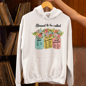 Blessed To Be Called Grandma Personalized Shirt Hoodie, Gift For Mom - Shirts - GoDuckee