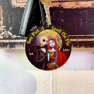 You Put A Spell On Me-Personalized Keychain- Gift For Him/ Gift For Her-Couple Keychain-PW-KCH-05hudt140823 - Keychains - GoDuckee