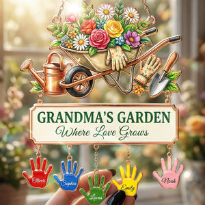 Lovely Garden Of Mom Suncatcher - Personalized Gifts For Moms 01tota100426 - Ornament - GoDuckee