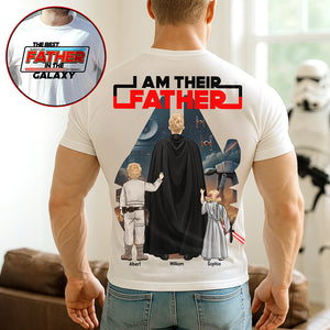 The Best Galaxy Dad Shirt - Personalized Gifts For Father 05ACQN120525HHHG - Shirts - GoDuckee