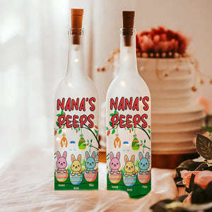 Personalized Gifts For Grandma Bottle Lamp Bunny Eggs Easter's Day 01OHMH260225 - Bottle Lamp - GoDuckee