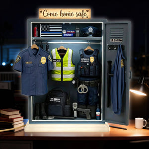 Police Personal Locker Light Box, Personalized Gifts For Police Office, Sheriff, Detective,... 01qhqn221225 - Light Box - GoDuckee