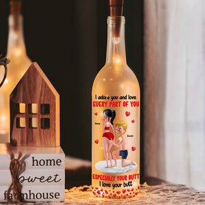 Personalized Funny Gifts For Couple Bottle Lamp I Love Every Part Of You 03natn150725hg - Bottle Lamp - GoDuckee