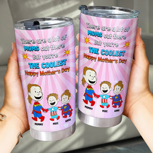 Personalized Gifts For Mom Tumbler 04kamh200325pa The Coolest Mom - Tumbler Cup - GoDuckee