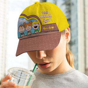 Personalized Gifts For Mom Classic Cap Best Mom Ever 04ACDT150125HH - Caps - GoDuckee