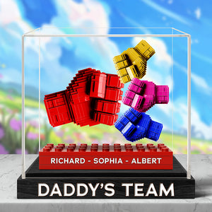 Dad's Fist Bump Acrylic Plaque - Personalized Gifts For Father 04OHQN150525 - Shaped Plaques - GoDuckee
