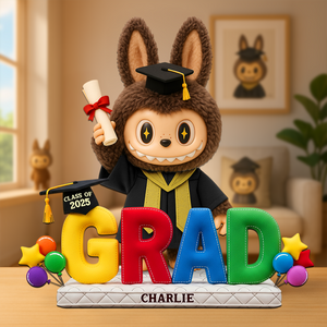 Graduation Doll Acrylic Plaque - Personalized Gifts For Graduate 02napu190625 - Shaped Plaques - GoDuckee