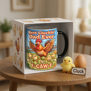 Best Cluckin' Dad Ever Magic Mug - Personalized Gifts For Dads 04nalu130526 - Coffee Mug - GoDuckee