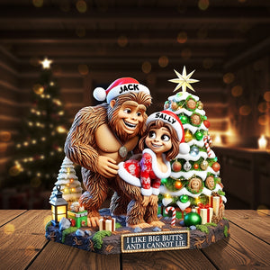 Personalized Christmas Gifts For Couple Plaque 01tgta190925 - Shaped Plaques - GoDuckee