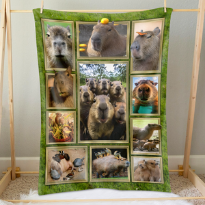 Personalized Gifts For Capybara Lover Blanket 05qhpu261224 - Blanket - GoDuckee