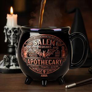 Witch Apothecary Cauldron Mug, Personalized Gifts For Witch Lovers 01qhtn210825 - Cauldron Mug - GoDuckee