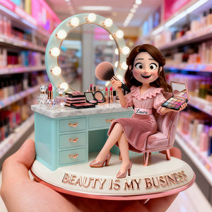 Dressing Table Acrylic Plaque - Personalized Makeup Artist Gifts 02PGDT230226 - Shaped Plaques - GoDuckee