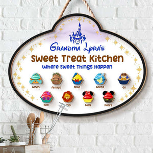 Personalized Gifts For Grandma Wood Sign Sweet Treat Kitchen 04HUDT290224 - Wood Signs - GoDuckee