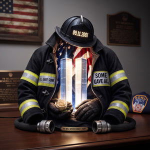 Firefighter Memorial Heaven Acrylic Light Box - Personalized Gifts For Memorial 07halu290726 - Light Box - GoDuckee