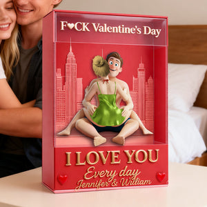 Funny Attitude Couple Acrylic Plaque - Personalized Gifts For Couples 01OHLU030226 - Shaped Plaques - GoDuckee
