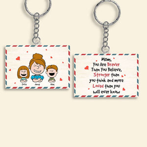 Personalized Gifts For Mom Keychain 04TOMH140125HH - Keychains - GoDuckee