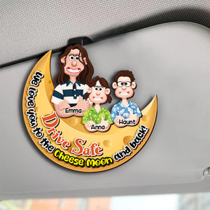 Personalized Car Visor Clip - Personalized Gifts For Parents, Drive Safe 04KALU130225PA - Caps - GoDuckee