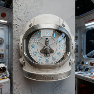 Astronaut Acrylic Hanging Wall Clock - Personalized Gifts 07hylu221225 - Hanging Wall Clock - GoDuckee