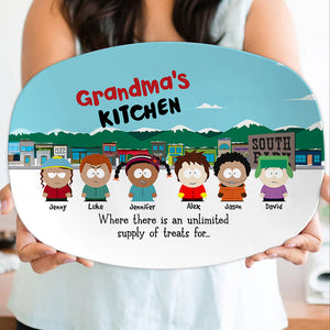 Personalized Gifts For Grandma Resin Plate 02XQDT261124HG - Plates - GoDuckee
