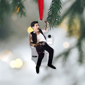 Gift For Movie Fans, Funny Toilet Custom Character Face 03OHTN251123 Acrylic Ornament, Christmas Gifts - Ornament - GoDuckee