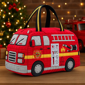 Firefighter Christmas Quilted Duffle Bag Gifts For Firefighter 03HYTN060925 - Quilted Duffle Bag - GoDuckee
