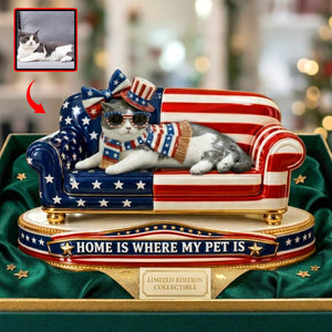 Custom Photo USA Pet Acrylic Plaque - Gifts For Pet Lovers 02tydh030426 - Shaped Plaques - GoDuckee