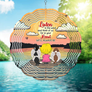 Personalized Memorial Gifts For Dog Lovers Wind Spinner 02tgqn210225hg - Ornament - GoDuckee