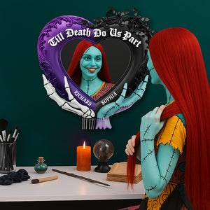 Spooky Couple Mirror - Personalized Gifts For Couple 03pgqn300725 - Mirror - GoDuckee