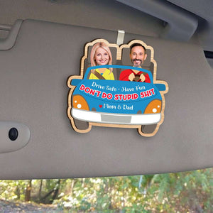 Personalized Gifts For Son or Daughter Car Visor Clip, Mom/Dad's Advice 01NAMH240724 - Car Visor Clip - GoDuckee